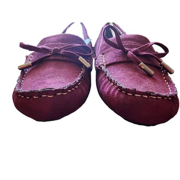 Lifestride Womens Driving Moccasins Plum Slip On Memory Foam Round Toe 6 M New - Picture 3 of 7